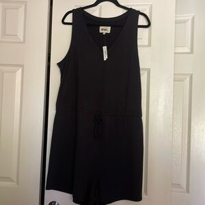 Black romper. Madewell